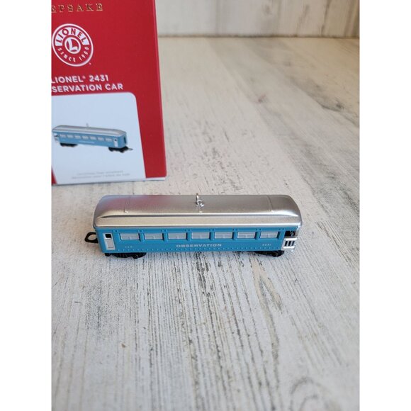 Hallmark Lionel 2431 observation car train ornament Xmas - Picture 2 of 6